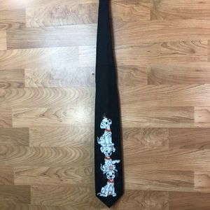 Vintage 101 Dalmatians Tie Dog Tie